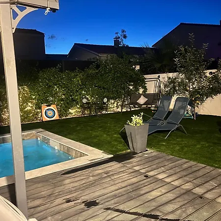 Familiale Avec Piscine, Jardin,cosy & Calme * Cournonterral